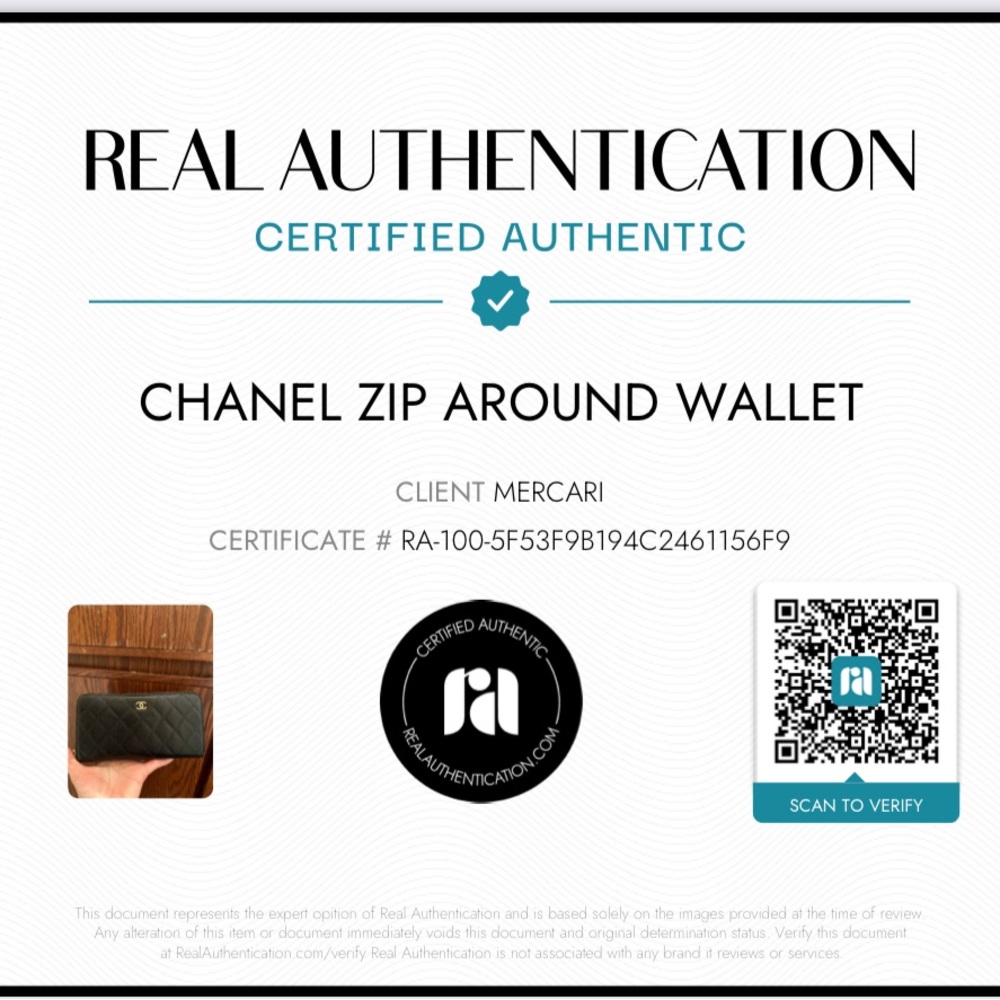 Chanel zip around wallet - Picture 16 of 16